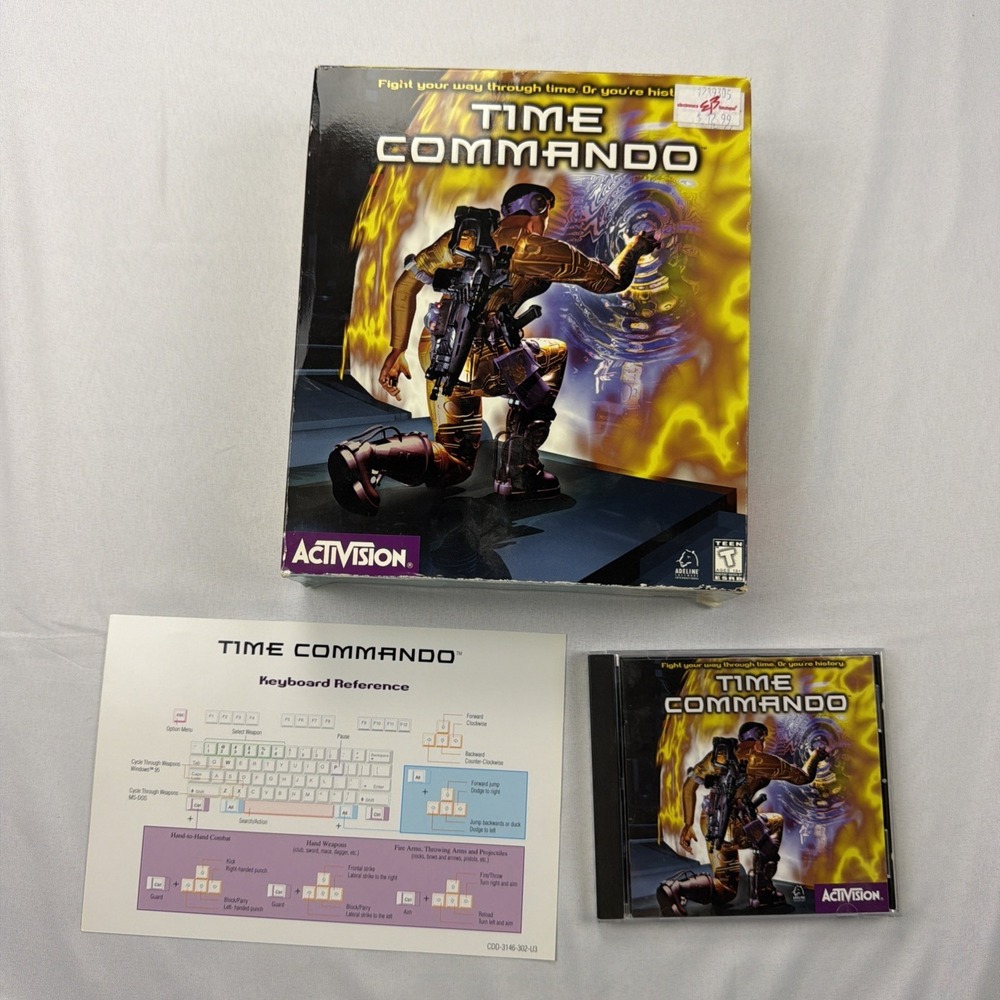 Time Commando PC Big Box (1996 Activision)